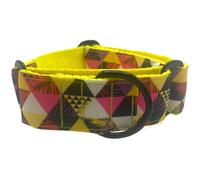 EGV - Collar Martingale 4 cm ancho, Collar galgo hecho a mano en España (Triangulos)