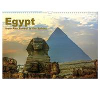 Egypt - from Abu Simbel to the Sphinx (Wall Calendar 2026 DIN A3 landscape), CALVENDO 12 Month Wall Calendar: The fascinating land of the Pharaohs.