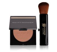 EGYPT-WONDER - Egypt Wonder Compact Set Polvos de maquillaje 10 g Polvos compactos + estuche de cosméticos + brocha para polvos