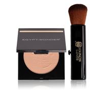 EGYPT-WONDER - Egypt Wonder Sport Compact Set Polvos de maquillaje 10 g Polvos compactos + estuche de cosméticos + brocha para polvos