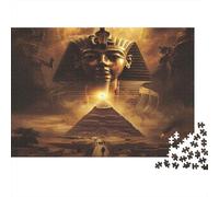 Égypte Antique Cadeau Unique Décoration Intérieure Art Mystique Des Pyramides Jeu Éducatif Challenge Toy Adultes & Enfants Des 14 ANS 70x50cm/1000pcs