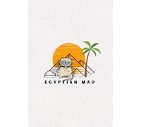 Egyptian Mau Cat Hardcover Notebook | Cute Egyptian Mau Journal with 120 Lined Pages, 6x9 in | Premium Matte Hardback, Perfect Gift for Cat Lovers & Writers