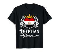 Egyptian Princess Egypt Flag Proud Egyptian Girl Camiseta