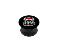 Egyptian Princess Egypt Flag Proud Egyptian Girl PopSockets PopGrip Adhesivo
