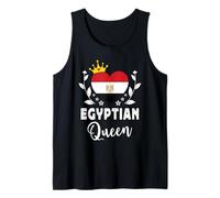 Egyptian Queen Egypt Flag Proud Egyptian Woman Camiseta sin Mangas