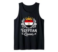 Egyptian Queen Egypt Flag Proud Egyptian Woman Camiseta sin Mangas