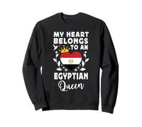 Egyptian Queen Egyptian Wife Girlfriend Egypt Flag Sudadera