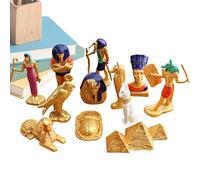 Egyptian Statues And Figurines, Miniature Egyptian Figurines, Cog Accuracy: Explore Egypt's Histnitive Decorative Creative Figurine Set For Girl Projects Home Playtime Boys Fans Men School Women