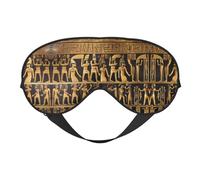 Egypts Jeroglyphics - Máscara de ojos para máxima comodidad para dormir, ajustable, transpirable y elegante, perfecta para sensibilidad a la luz, insomnio