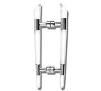 EGZASDI Manillas para puertas correderas tipo granero, Juego de manijas empuje for puerta granero, acero inoxidable ABS, 12/13/21 pulgadas, paquete 2(29 cm (12"))