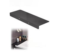 EGZASDI Tablero de extensión Espacio Contador Acero al Carbono | Varios tamaños multicolores for la extensión del espacio del mostrador de la cocina(Black,40x10cm/15.75x3.94in)