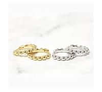 Eh 2 unids 925 Sterling Silver Mujer Círculo Redondo Ear Hebilla Piercing Pendientes Pendientes para Mujeres Hombres Parte Minimalista Aro de aro yc720 (Gem Color : Silver Color, Metal Color : 7mm)