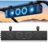 Ehaho Barra de sonido UTV de 25 pulgadas Bluetooth ATV con iluminación RGB, barra de sonido impermeable IP65 para carrito de golf, barra de sonido amplificada Powersports SXS