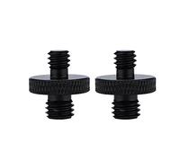 ehbn9 2 Piezas 1/4 "-20 Macho a M4 M5 M6 M8 M10 Tornillos roscados Macho convertidor de trípode Tornillo Negro