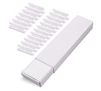 Ehdis 100 Piezas de Cuchillas de plástico para raspador de 1.5 Pulgadas, para Quitar Las Etiquetas Engomadas, Pegamento, Limpiador para Placa de Inducción y Vitrocerámica, blanco