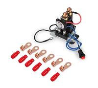Ehdis® 12V 200 AMP batería aislador y relé 4 Terminal de batería Dual automático Aumenta la batería DC 12V-24V Traje para Todo Tipo de Coches, Pista, Van, Vehículo