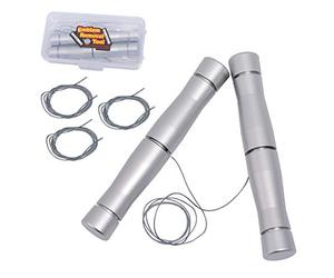 Ehdis Eliminador de Emblema del Logotipo del automóvil: línea de PE y manijas de Aluminio, para la instalación de la película de la carrocería de Todo el vehículo, sin rayones