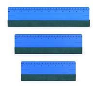 EHDIS Espatula Vinilo Set - 3 pcs Diferente Tamaño Espátula con Protector de Fieltro, Espatula Rotulación Carwraping para Colocar Vinilo, Azul