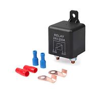 EHDIS Relés Coche 24V 200A 3 Pin relés Automoción de Arranque para Trabajo Pesado de Carga Dividir ZL180 con 2 + 2 Borne de Contacto Huella - 1 Juego