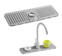 EHDWXVZM 1 Almohadilla para Salpicaduras de Grifo, Almohadilla de Drenaje para Grifo, Almohadilla de Secado de Silicona, tapete para Utensilios de Cocina, Almohadilla de Drenaje para Grifo