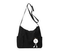 EHDWXVZM 1 Bolsa De Cuerpo Cruzado Casual Negro, 1 Linda Decoración Cole, Correas De Hombro Ajustables, Capacidad Simple Y De Gran Capacidad Multifuncional Y De Moda Para Mujeres.
