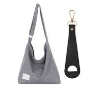 EHDWXVZM 1 bolso de hombro para mujer, 1 hebilla para colgar, bolso de lona para mujer, bolso de excursión para mujer, bolso de compras