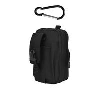 EHDWXVZM 1 -Parte Bolsa De Pierna Táctica Y 1 Pieza De Carabinero, Bolsa Táctica, Bolsa De Cintura para Hombres, Bolsas De Cinturón, Mini Bolsas De Waisten, Bolsa De Herramientas Portátiles (Negro).
