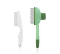 EHDWXVZM 1 Pieza De Cresta De Nudo Y 1 Pieza De Peine De Pulgas, Agente De Limpieza De Mascotas, Herramientas De Alcance del Cabello, Accesorios De Zoológico.