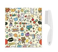 EHDWXVZM 1 Pieza De Tela De Envoltura De Gatos Y 1 Pieza De Peine De Mascotas, Herramientas De Fijación De Gatos, Suministros De Cuidado De Mascotas, Accesorios De Belleza De Gatos.