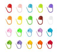 EHDWXVZM 10 Hebillas De Marcado Y 10 Piezas De Hebillas De Corazón, Herramientas De Marcado De Costura, Hebillas De Marcado De Plástico, Herramientas De Trenzas De Bricolaje.