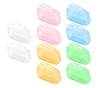 EHDWXVZM 10 Piezas de Funda Protectora para Cabezal de Cepillo de Dientes de Viaje, Tapa Protectora para Cabezal de Cepillo de Dientes, contenedor para Cabezal de Cepillo de Dientes