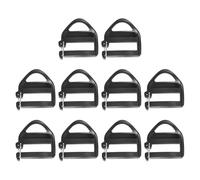 EHDWXVZM 10 piezas de hebillas de repuesto para mochila, hebillas de plástico para correas, hebillas de cierre, hebillas de correas ajustables, hebillas de correas de reparación