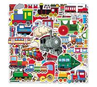 EHDWXVZM 100 Pegatinas De Tren Pequeñas, Dibujos Animados Dulces Autoadhesivos, Pegatina De Barra De Sujeción Divertida, Decoración Estética De La Maleta De Taza De Agua De Bricolaje.