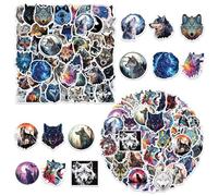 EHDWXVZM 110 Wolf Sticker, Personalidad Cartoonti, Pegatina Colectiva Divertida, Decoración De La Computadora Portátil Autoadhesivo De DIY De DIY.