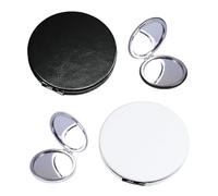 EHDWXVZM 2 Espejos de Bolsillo Plegables, Espejo Plegable, Espejo de Viaje, Espejo pequeño, Mini Espejo, Espejo de Maquillaje de Doble Cara, Espejo de Bolsillo pequeño