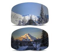 EHDWXVZM 2 fundas protectoras para gafas, accesorios para gafas de esquí, cubierta protectora antiarañazos, equipo de esquí.