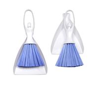 EHDWXVZM 2 Oraciones Mini Escobas De Limpieza, Pequeños Cepillos De Limpieza Y Palas De Limpieza, Pisos De Polvo Y Manualidades, Limpiador De Teclado, Escobas De Mesa con Espátula.