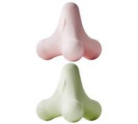 EHDWXVZM 2 Piezas De Masajeador Creativo, Herramienta De Masaje Manual, Herramienta De Relajación Muscular, Adecuada para Hombros, Cuello, Manos Y Pies (Rosa, Verde).