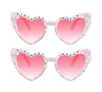 EHDWXVZM 2 Uds Gafas En Forma De Corazón Gafas De Sol De Boda Gafas De Sol De Fiesta Accesorios De Ropa Accesorios De Fotografía Suministros Para Fiestas