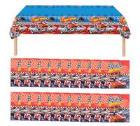 EHDWXVZM 20 Hojas De Telas De Carreras Y 1 Pieza De Techo De Mesa De Carreras, Servilletas De La Fiesta De Carreras, Servilletas De Fórmula, Servilletas para La Decoración De Cumpleaños Automotrices.