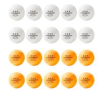 EHDWXVZM 20 Piezas De Tenis De Mesa, Tenis De Mesa Al Aire Libre, Tenis De Mesa Colorido, Tenis De Mesa De Entrenamiento, Tenis De Mesa Naranja, Tenis De Mesa Blanca.