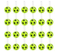 EHDWXVZM 24 Piezas de Colgantes Reflectantes de fútbol, Colgantes Reflectantes, láminas Reflectantes de Seguridad, Colgantes de Mochila Escolar de fútbol, llaveros Reflectantes de fútbol