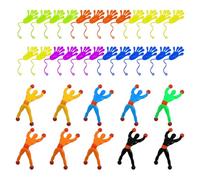 EHDWXVZM 24 Piezas De Juguetes De Palma Pegajosos Y 10 Piezas De Pared Juguetes Trepadores, Juguetes para Niños Creativos, Juguetes Elásticos, Juguetes Empaquetados.