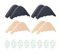 EHDWXVZM 4 Pares De Almohadillas para El Dedo del Pie Y 8 Piezas De Parches De Tacón, Relleno De Zapatos, Parches Anti-Ropa De Zapato, Accesorios para Zapatos para Mujeres.