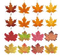EHDWXVZM 400 Hojas De Arce Simuladas, 8 Colgantes De Hojas De Arce, Hojas De Otoño Artificiales, Decoraciones De Otoño, Manualidades De Hojas De Bricolaje, Accesorios De Fotografía