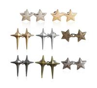 EHDWXVZM 8 pares de Cinchers de cintura de jeans, Cinchers de cintura de estrella, Jeans con botones ajustables, Botones de estrella, Cinchers de cintura, Botones de mezclilla de estrella