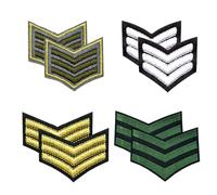 EHDWXVZM 8 Piezas De Manchas De Tela Bordadas, Personalidad Creativa, Brecha De Ropa Divertida, Insignias Clásicas del Ejército, Accesorios De Costura De Bricolaje.