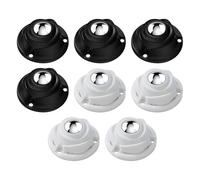 EHDWXVZM 8 Piezas Rueda Universal De Perla Única, Scooter, Bocadillo De Muebles, Rodillo De Dirección Autoadhesivo, Muebles 360 ° Rueda Giratoria, Mini Rueda.