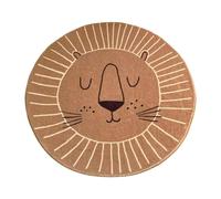 EHDWXVZM alfombrar 1 Pieza de Alfombra para Gatear para niños, Alfombra Redonda de Animales de Dibujos Animados Lavable para Dormitorio Infantil