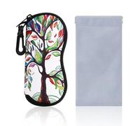 EHDWXVZM Bolsa de Almacenamiento y Funda Protectora para Gafas de Sol Con Cremallera - Bolsillo Impreso Práctico